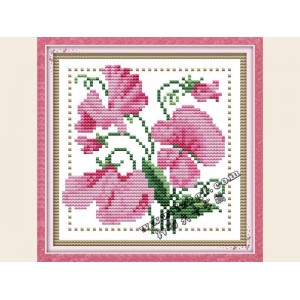 Набор для вышивания крестиком "Детские цветочек - апрель" H426